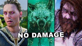 God of War Ragnarok - All Main Bosses + Ending (NO DAMAGE / GMGOW) 4K PS5