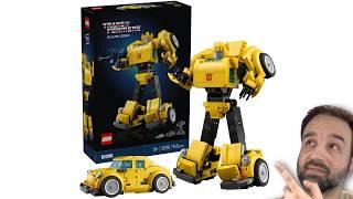 LEGO Icons Transformers Bumblebee 10338 official pics & my thoughts!