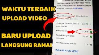 waktu terbaik upload video di youtube bikin view melejit