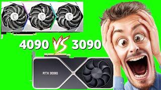 Nvidia RTX 4090 vs 3090 Benchmark | RTX 4090 vs 3090