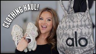 HUGE CLOTHING HAUL - Alo, Skims, White Fox, Lululemon, New Balance...etc