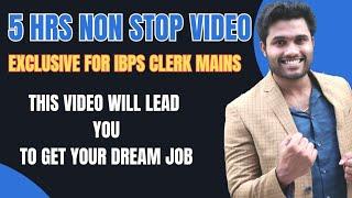 5 HOURS NON STOP APTITUDE  IBPS CLERK MAINS  MARATHON