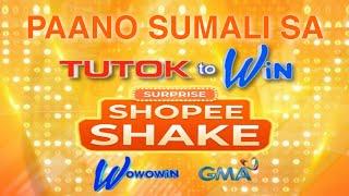 How to Join SHOPEE SHAKE on Tutok To Win | Shake & Win ₱50,000