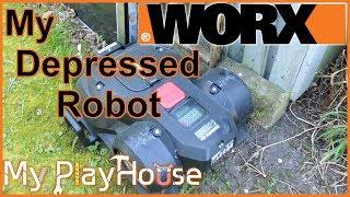 The Bloody Solar Powered Robot Lawn Mower, Killed Itself - 835