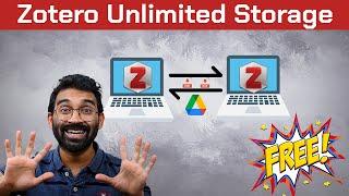 Zotero Hacks: How to Get Unlimited Storage and Sync for FREE(3/10)