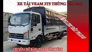 Đánh giá Xe tải veam VT340S 3.5 tấn  máy ISUZU thùng 6 mét 2021- Giá xe tải 1 tấn 9 thùng chở palet