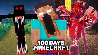 I Spent 100 Days In The Updated From The Fog In Minecraft... Here's What Happened