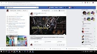 How to direct play youtube video on facebook Easy way