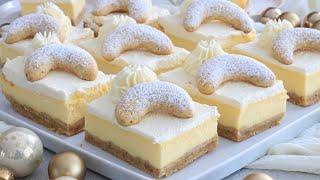 vanilla crescents cream slices I cream cake