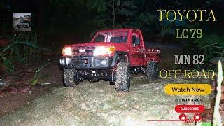 Rc Rock Crawler Off Road  Extreme MN82 LC79 Rc Car Evening Driving