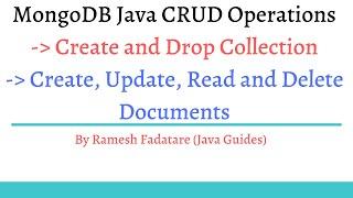 MongoDB Java CRUD Operations Example Tutorial