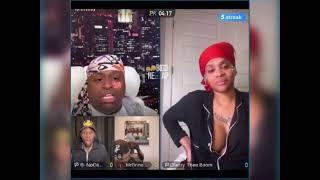 DreBaby CONFRONTS Cherry thee Boom after she read him for talkin to new trade on Bigo “YoItsZah”