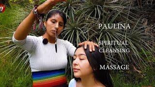 PAULINA - LIMPIA - PENDULO '- ASMR SCALP, SHOULDERS, NECK & FACE MASSAGE, SPIRITUAL CLEANSING