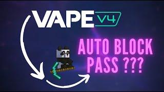 Vape V4 auto block ??? || Hypixel Skywars
