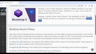 Bootstrap 5 Tutorial | Part-1 | Introduction