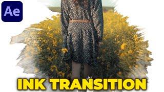 Ink Transition Tutorial in After Effects | Ink Splash Effect