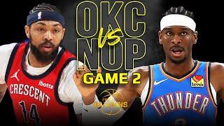 OKC Thunder vs  New Orleans Pelicans Game 2 Full Highlights | 2024 WCR1 | FreeDawkins