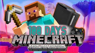 I played Minecraft Xbox 360 Edition For 100 Days