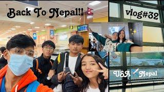 On The Way To Nepal | USA to NEPAL | Vlog#32 | Oviya Bhandari |
