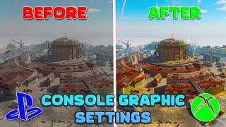 How to make the NEW WARZONE look BEAUTIFUL on CONSOLE!!| Xbox and PS4 Graphics Settings|  