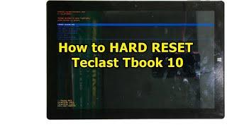 How to HARD RESET Teclast Tbook 10