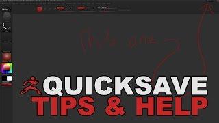 How To - ZBrush QuickSave HELP