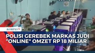 Polisi Gerebek Markas Judi Online Omzet Rp 18 M di Dumai, 33 Operator dan Ratusan Komputer Diamankan