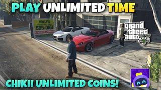 Play GTA 5 UNLIMITED Time in MOBILE | How to Play MORE Time in Chikii |