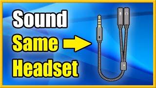 How to Hear Both PS5 & PC Sound in same Headset using Audio Splitter (Cheap Method)