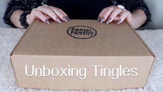 ASMR Postal Pantry Unboxing  Crinkles, Tapping, Packages