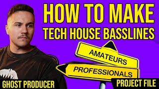 How To Make Tech House Bass (Mau P, Fisher, PAWSA, John Summit, Dom Dolla)