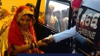 HELICOPTER BRIDE GROOM ENTRY AT TAJ RESORT UDAIPUR #wedding #helicopterentry #udaipur #mhsrides #mhs