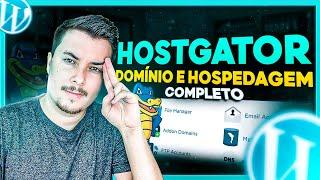 COMO CONTRATAR DOMÍNIO E HOSPEDAGEM DE SITE BARATA NA HOSTGATOR 2023 + WORDPRESS [CRIAR SITE]