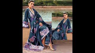 LAWN COLLECTION 2023 - Schiffli Heavy Embroidered Lawn Dress Dupatta Chiffon (UnStitched) (DRL-1440)