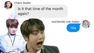 BTS TEXTS ► the one with the rule book