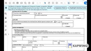 imm 5710e Extend or Renew your work permit  in Canada How to fill Step by Step