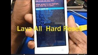 lava iris 30 hard reset