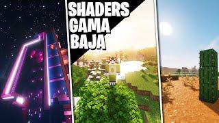  SHADERS para MINECRAFT GAMA BAJA 