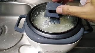 Cómo se hace el arroz en olla arrocera Black +Decker personal