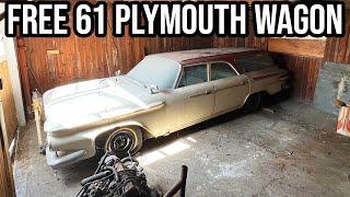 Save It From The Scrapper!! FREE 1961 Plymouth Wagon