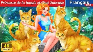 Princesse de la Jungle et Chat Sauvage  Histoire Animée  Fairy Tales | WOA - French Fairy Tales