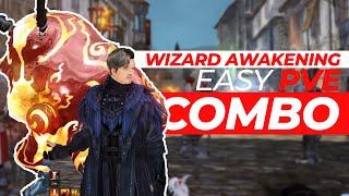 [BDO] Wizard Awakening Easy PvE Combo