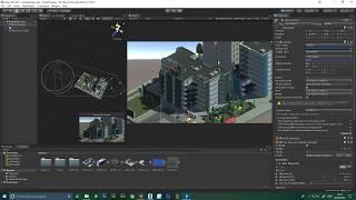 using low poly city builder inside unity 2019