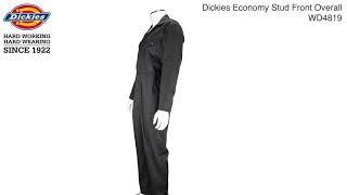 Dickies Workwear Redhawk Economy Stud Front Overall