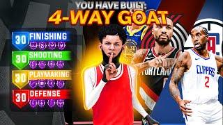 *NEW* BEST GUARD BUILD IS THE BEST BUILD IN NBA 2K24! 4-WAY GOAT BUILD IN NBA 2K24! BEST 6'6 GUARD!