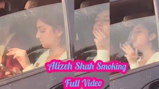 Alizeh Shah Smoking Viral Full Video "Alize Shah Smoking In Car