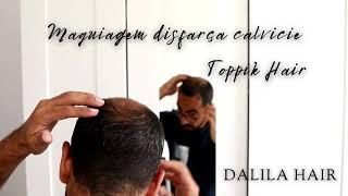 Maquiagem disfarça calvície TOPPIK HAIR DALILA HAIR - 34 99314 1012