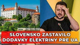 Slovensko zastavilo dodávky elektriny na Ukrajinu