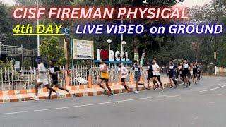 CISF FIREMAN PHYSICAL LIVE VIDEO ON GROUND 28 December 2024