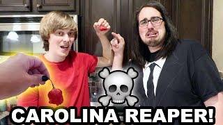 HE ATE A PIECE OF THE WORLD'S HOTTEST PEPPER!! (TBContinued..)